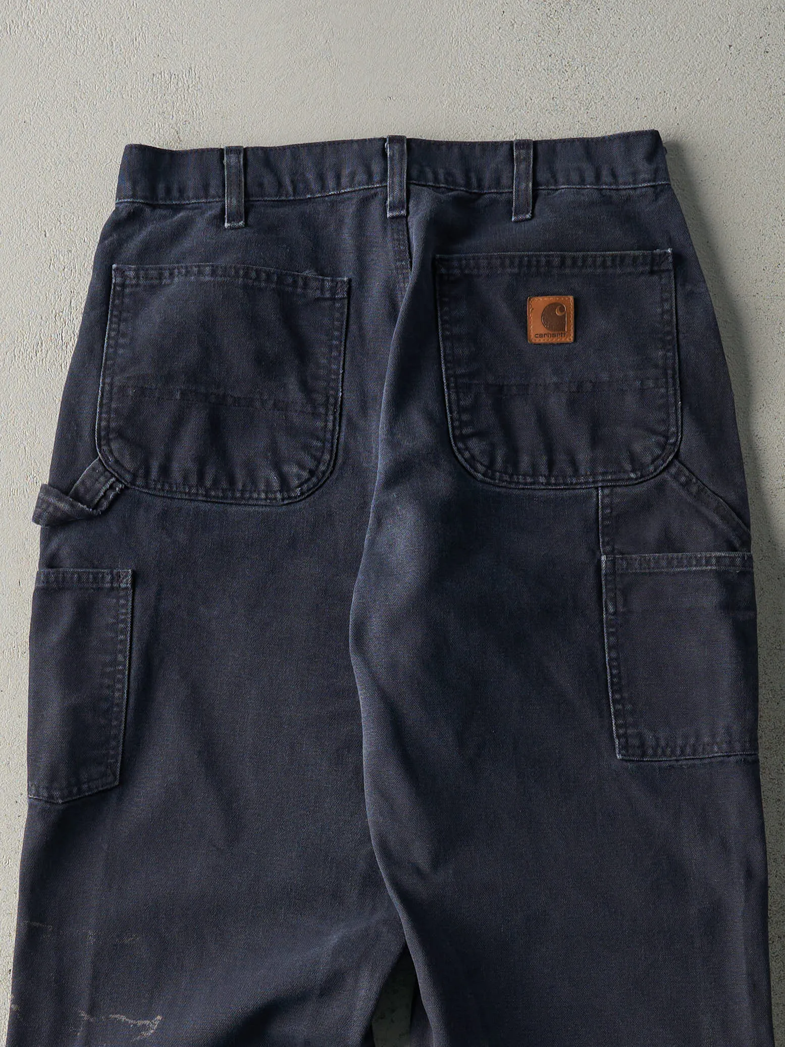 Vintage Y2K Navy Blue Carhartt Carpenter Pants (30x30.5) sold by Rebalance Vintage product image thumbnail 4