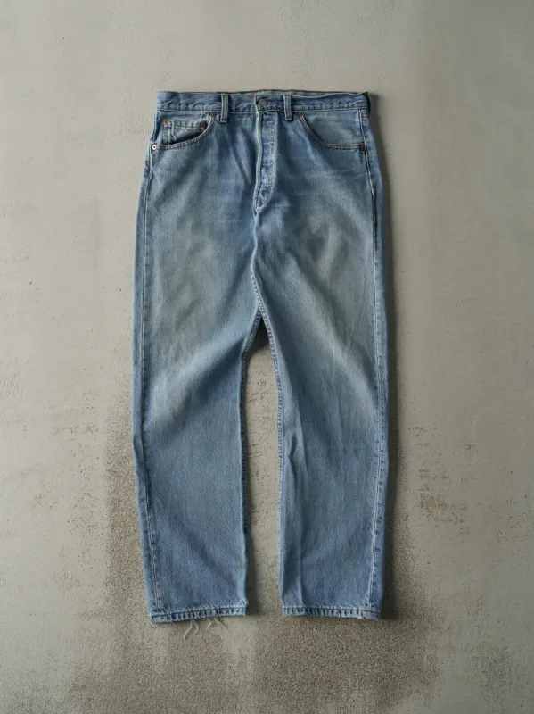 Vintage 90s Light Wash Levi's 501 Jeans (33x31.5) sold by Rebalance Vintage