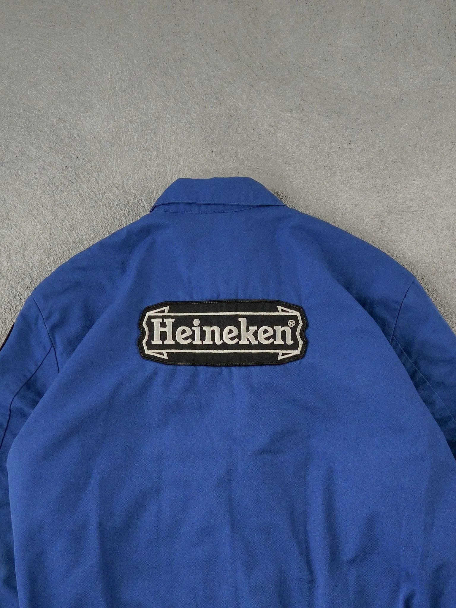 Vintage 90s Blue Wear Guard Bumble Bee Work Wear Jacket (L) sold by Rebalance Vintage product image thumbnail 4