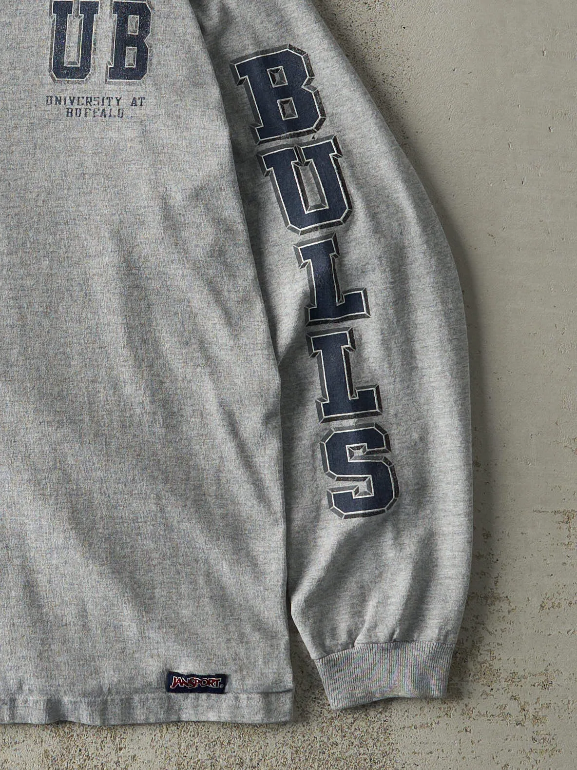 Vintage Y2K Grey University at Buffalo Bulls Long Sleeve (S) sold by Rebalance Vintage product image thumbnail 3