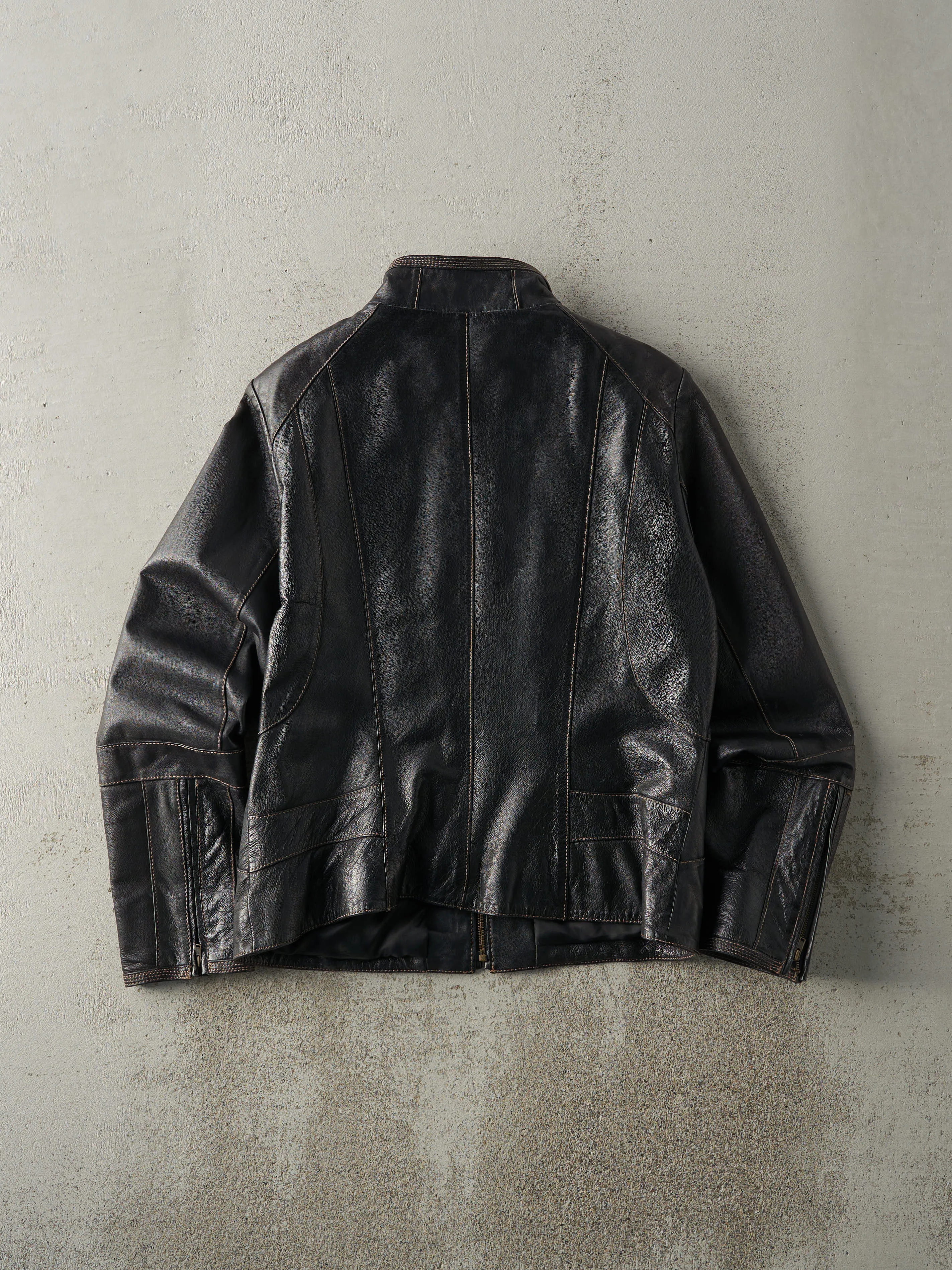 Vintage 90s Danier Leather Jacket (S/M) sold by Rebalance Vintage product image thumbnail 2
