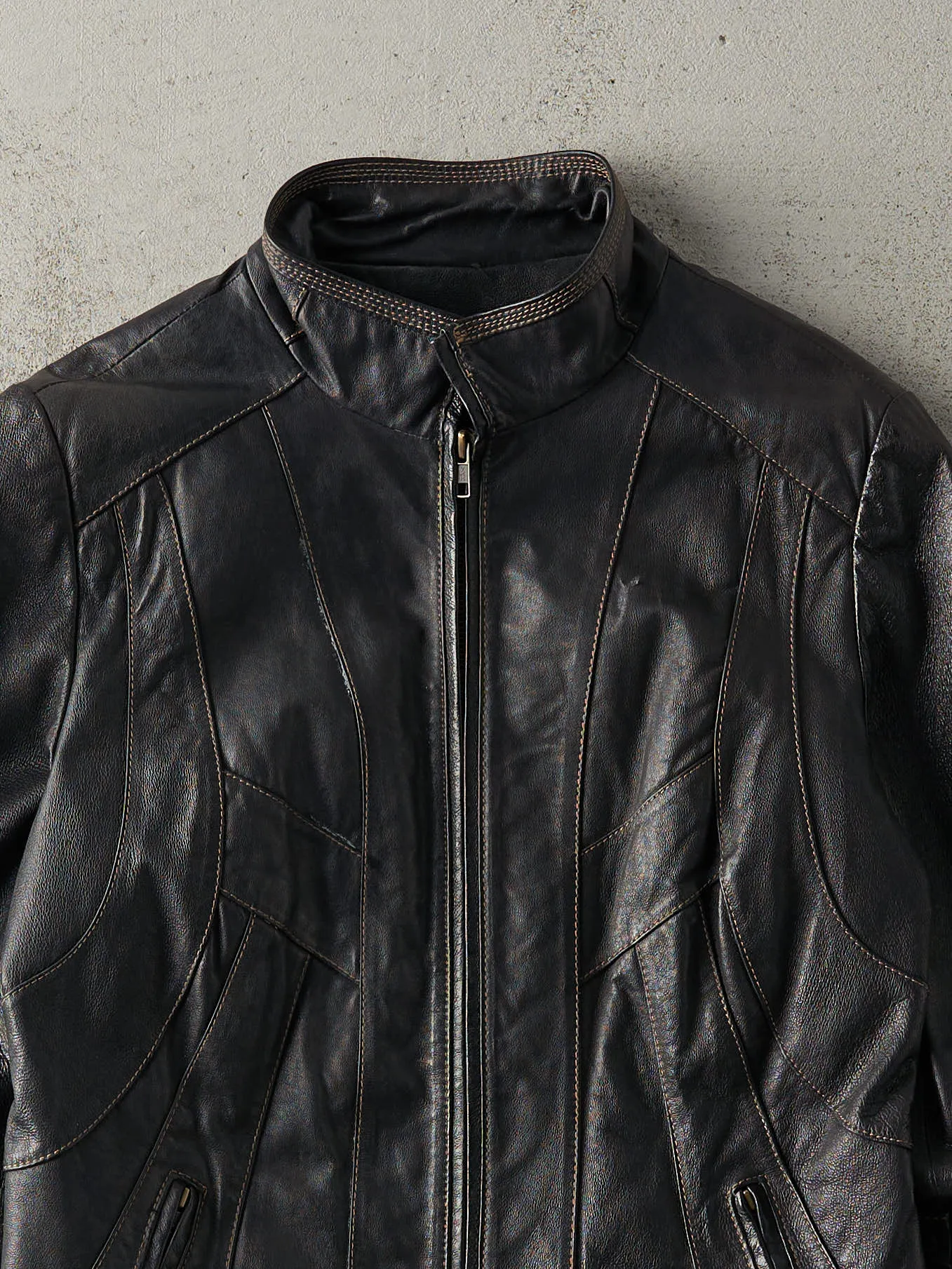 Vintage 90s Danier Leather Jacket (S/M) sold by Rebalance Vintage product image thumbnail 3