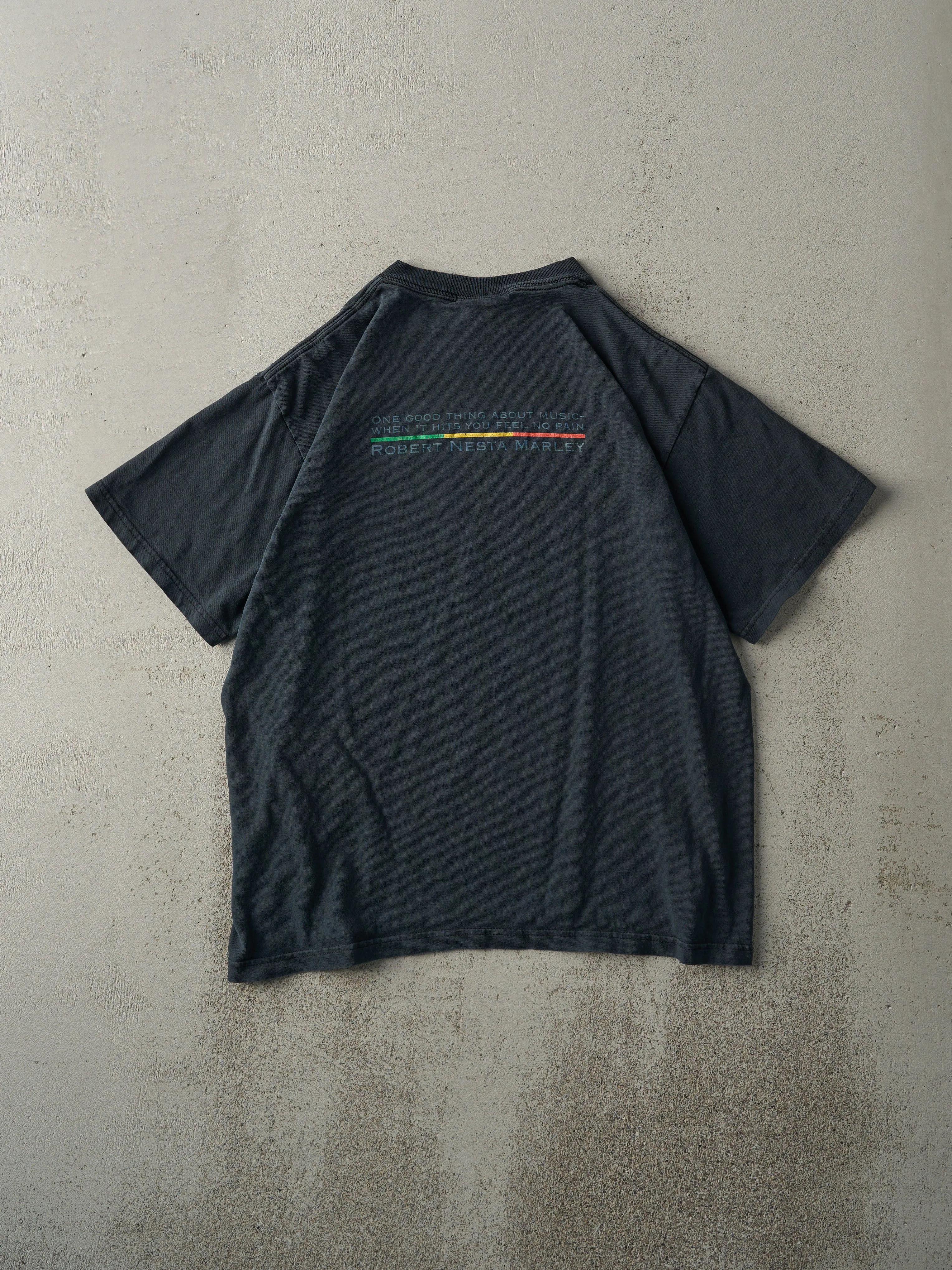 Vintage 02' Faded Black Bob Marley Tee (M) sold by Rebalance Vintage product image thumbnail 2