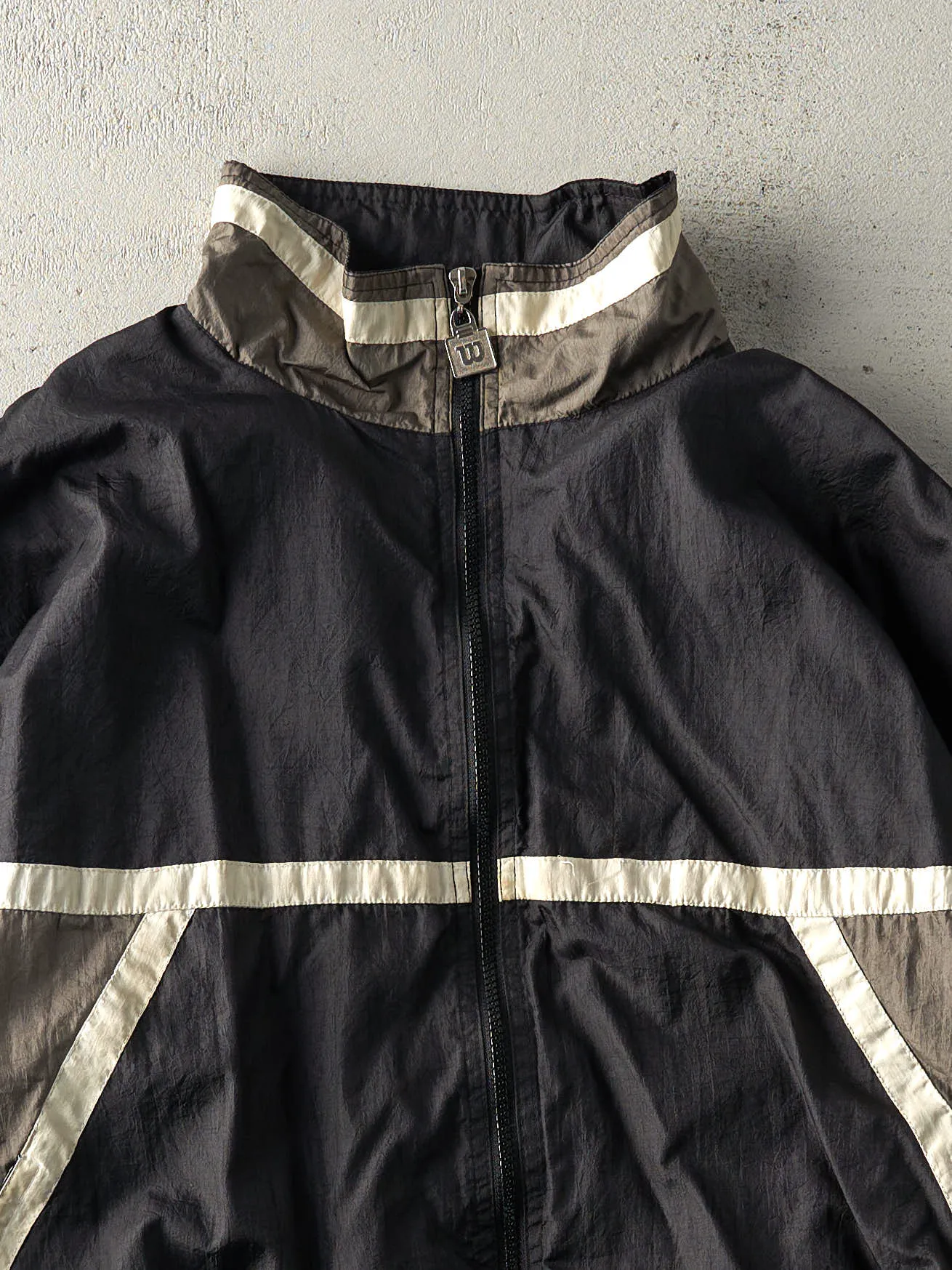 Vintage 90s Wilson Windbreaker Jacket (L) sold by Rebalance Vintage product image thumbnail 3