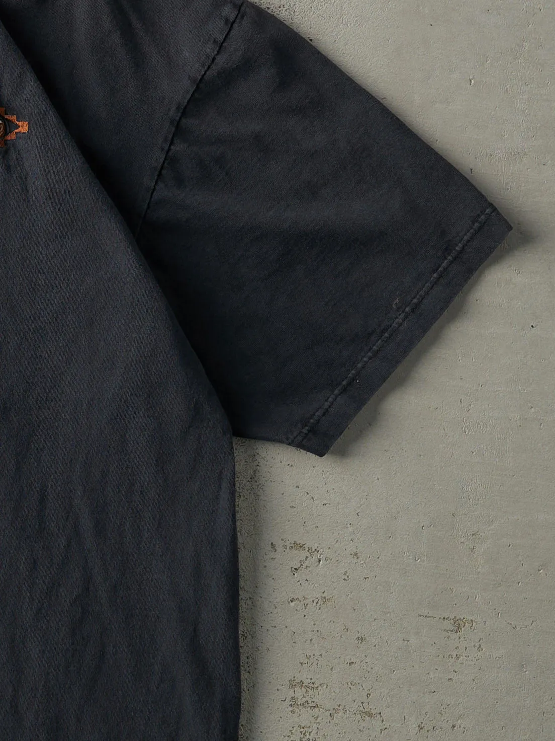 Vintage 90s Faded Black Embroidered Lake Louise Tee (L) sold by Rebalance Vintage product image thumbnail 3