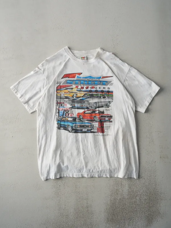 Vintage 90s White Chevrolet Camaro Tee (M/L) sold by Rebalance Vintage