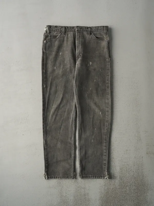 Vintage 80s Washed Grey Levi's 505 Orange Tab Denim Pants (34x29) sold by Rebalance Vintage