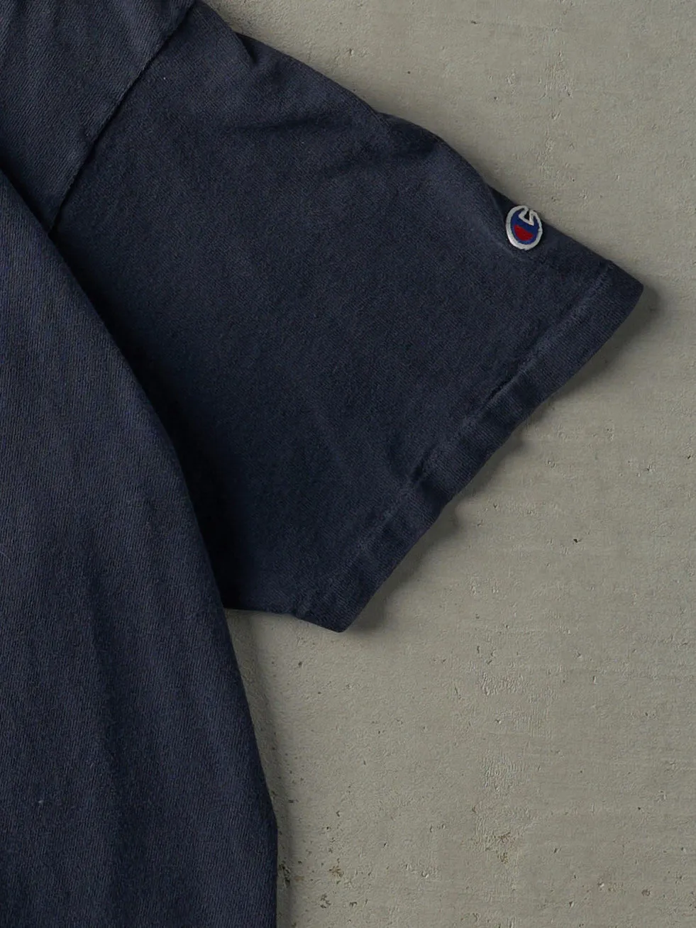 Vintage 90s Navy Blue Chase Bank Champion Tee (L) sold by Rebalance Vintage product image thumbnail 3