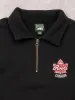 Vintage Black Roots Canada 1/4 Zip Sweater (L) sold by Rebalance Vintage