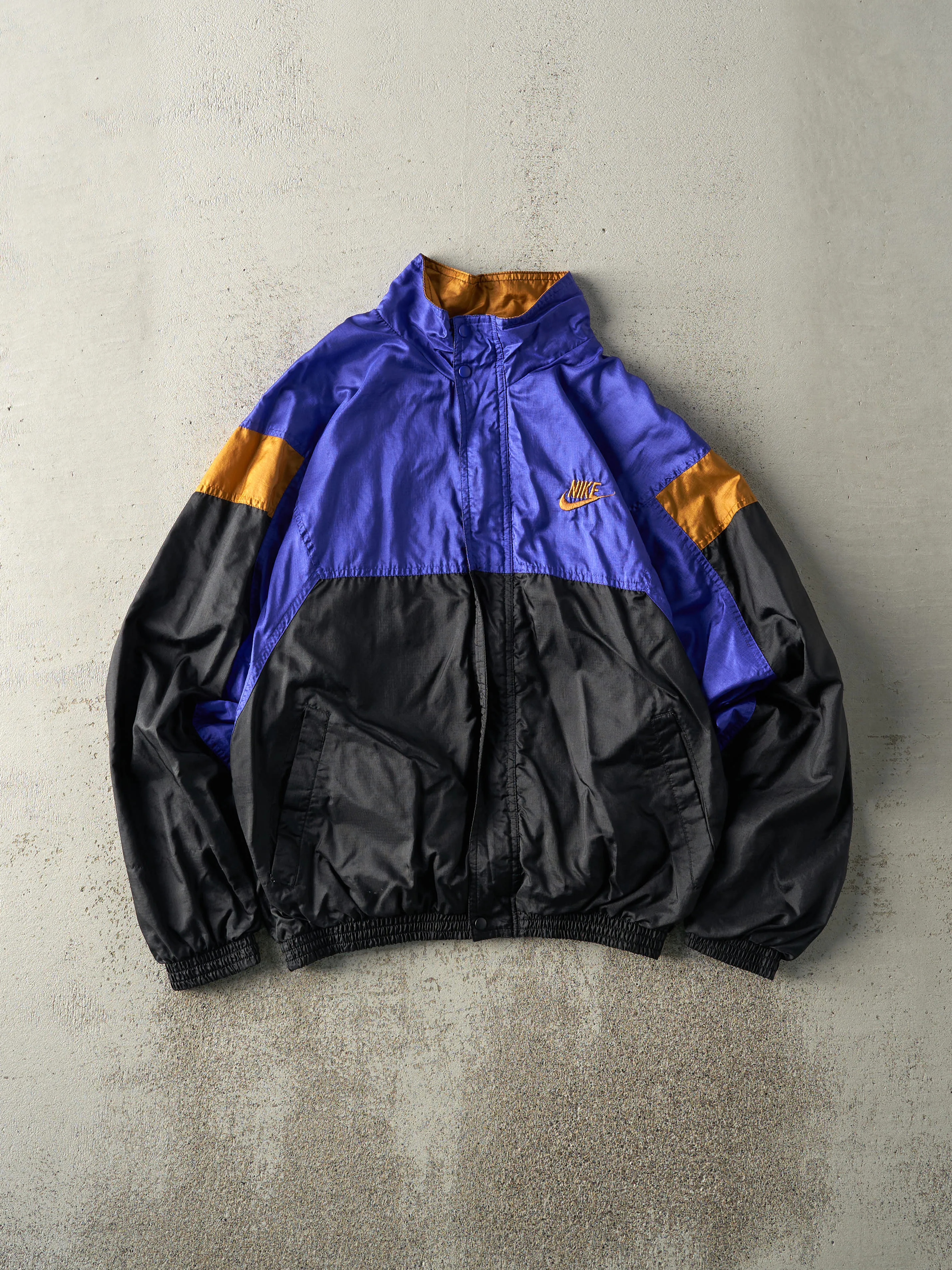 Vintage 90s Purple & Black Nike Zip Up Windbreaker Jacket (M) sold by Rebalance Vintage