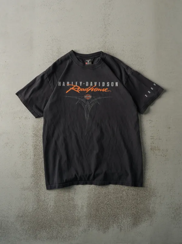 Vintage 08' Black Harley Davidson Roadhouse Tee (M) sold by Rebalance Vintage