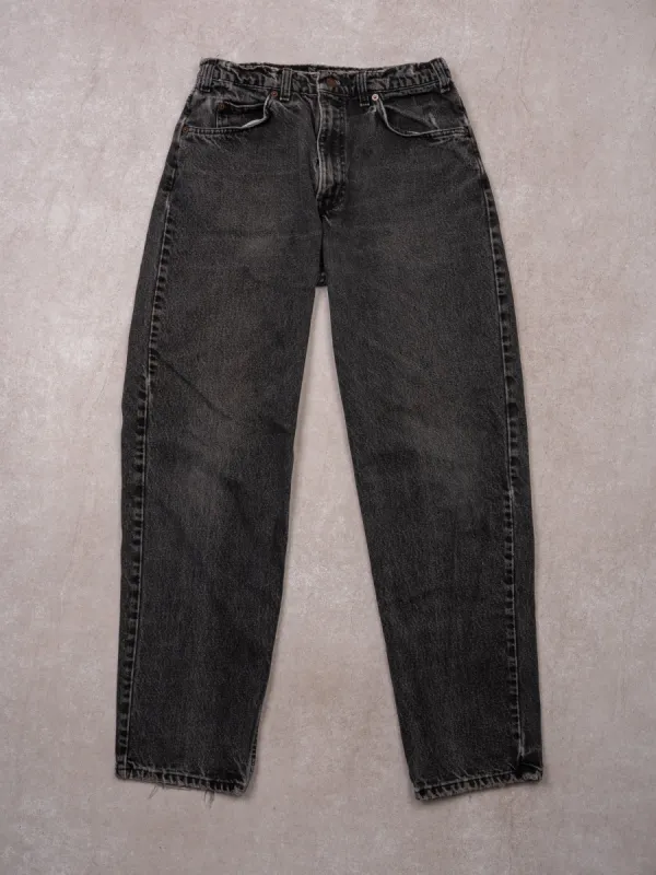 Vintage 70s Washed Black 634 Orange Tab Jeans (30 x 31) sold by Rebalance Vintage