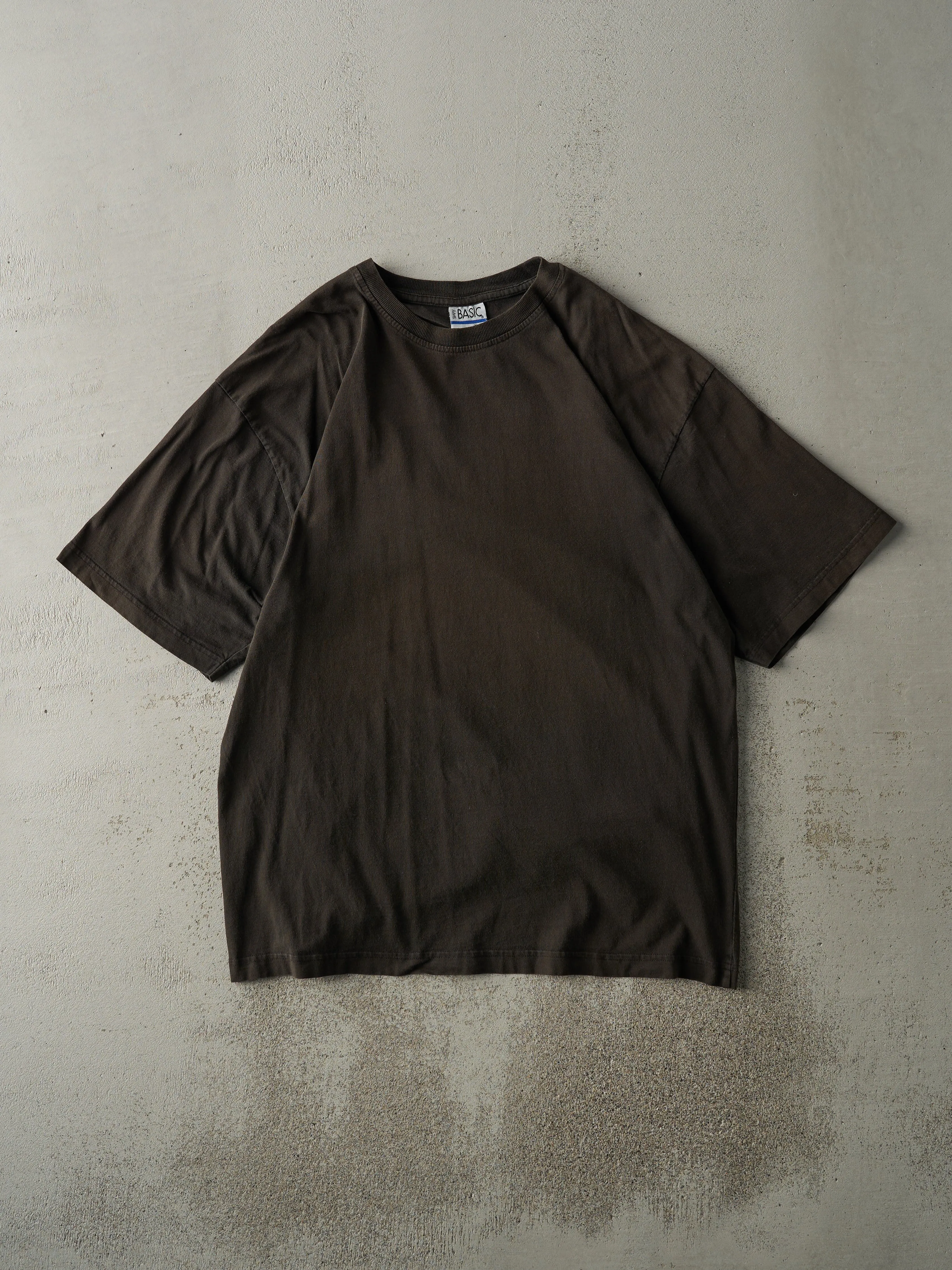 Vintage Y2K Faded Black Blank Tee (L/XL) sold by Rebalance Vintage