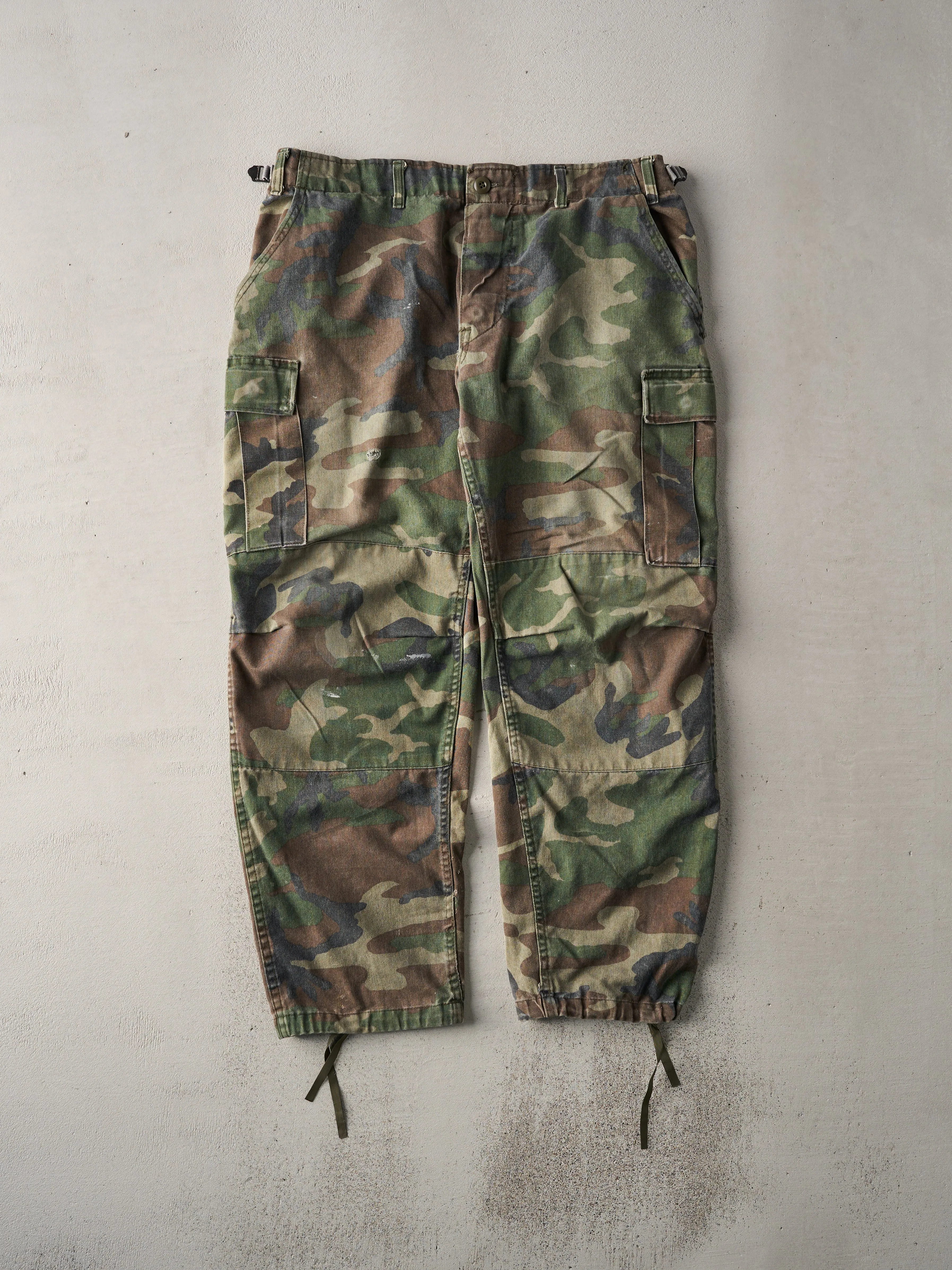 Vintage 90s Dark Camo Army Pants (36x29) sold by Rebalance Vintage