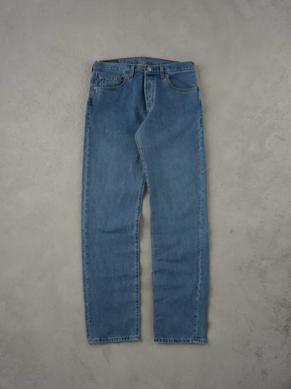 Vintage 90s Blue Levi's 501 Denim Jeans (32x34) sold by Rebalance Vintage