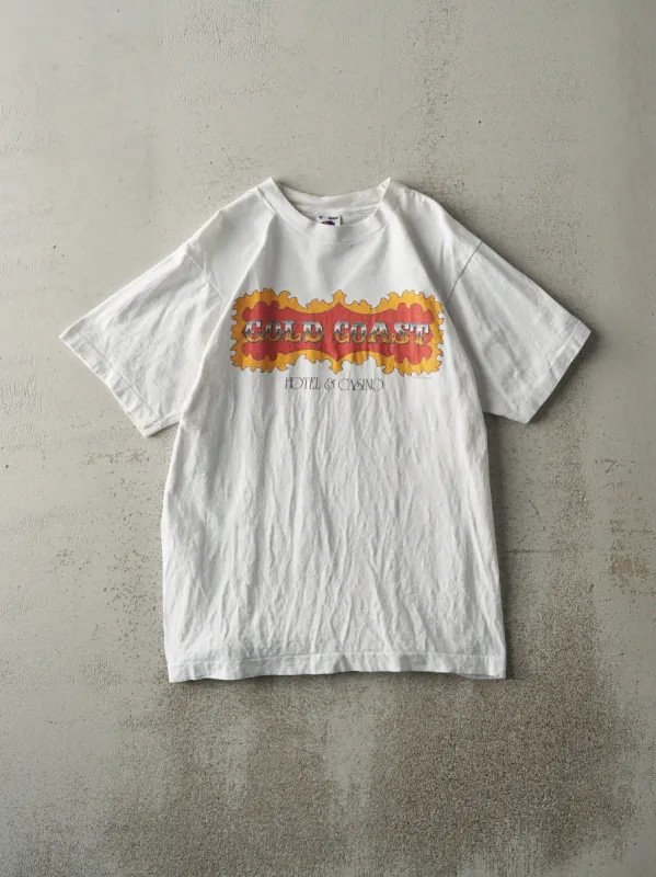 Vintage 90s White Gold Coast Hotel & Casino Single Stitch Tee (S) sold by Rebalance Vintage