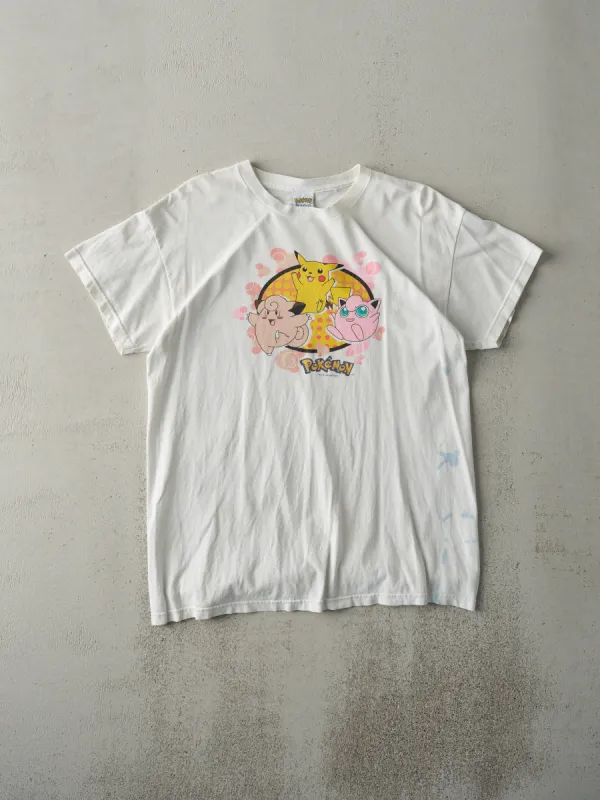 Vintage 99' White Pokemon Tee (S/M) sold by Rebalance Vintage
