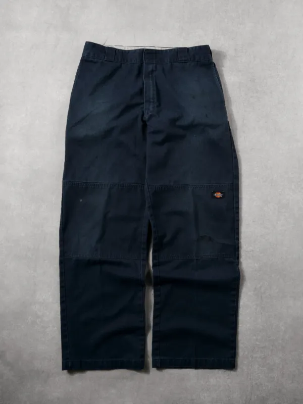 Vintage 90s Navy Blue Dickies Workwear Pants (34x31) sold by Rebalance Vintage