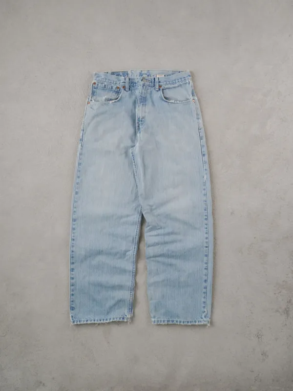 Vintage 90s Light Blue Levi's 579 Denim Jeans (32x30) sold by Rebalance Vintage