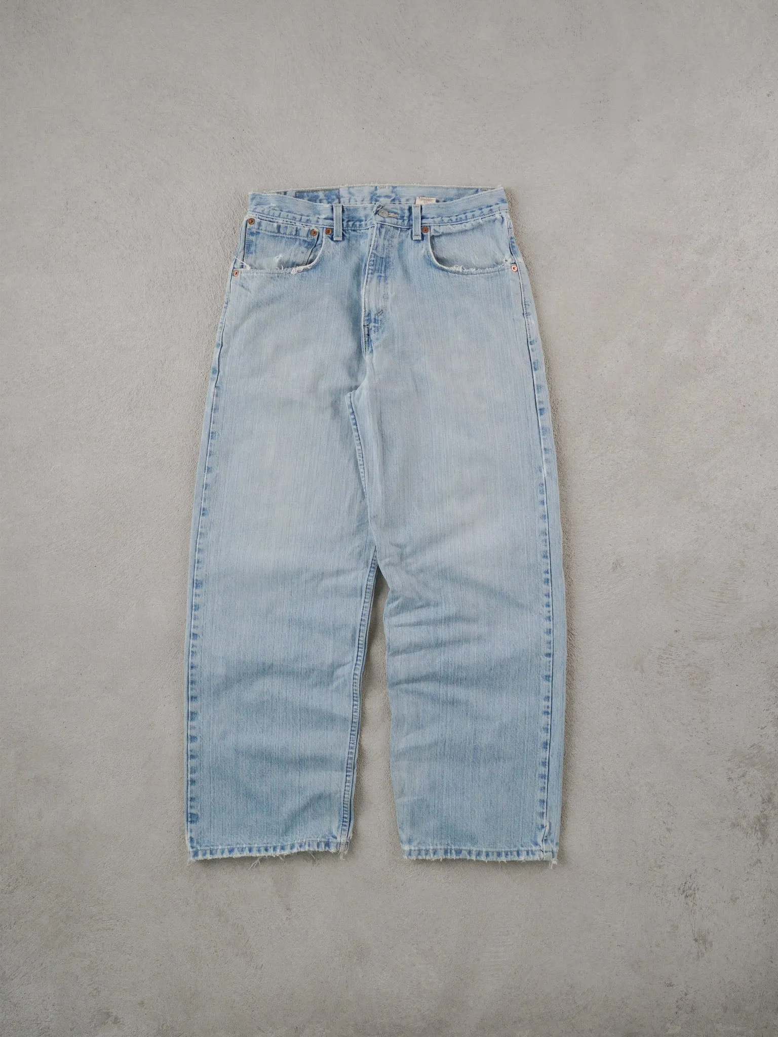 Vintage 90s Light Blue Levi's 579 Denim Jeans (32x30) sold by Rebalance Vintage