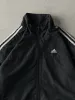 Vintage Y2K Black Embroidered Adidas Track Jacket (M/L) sold by Rebalance Vintage