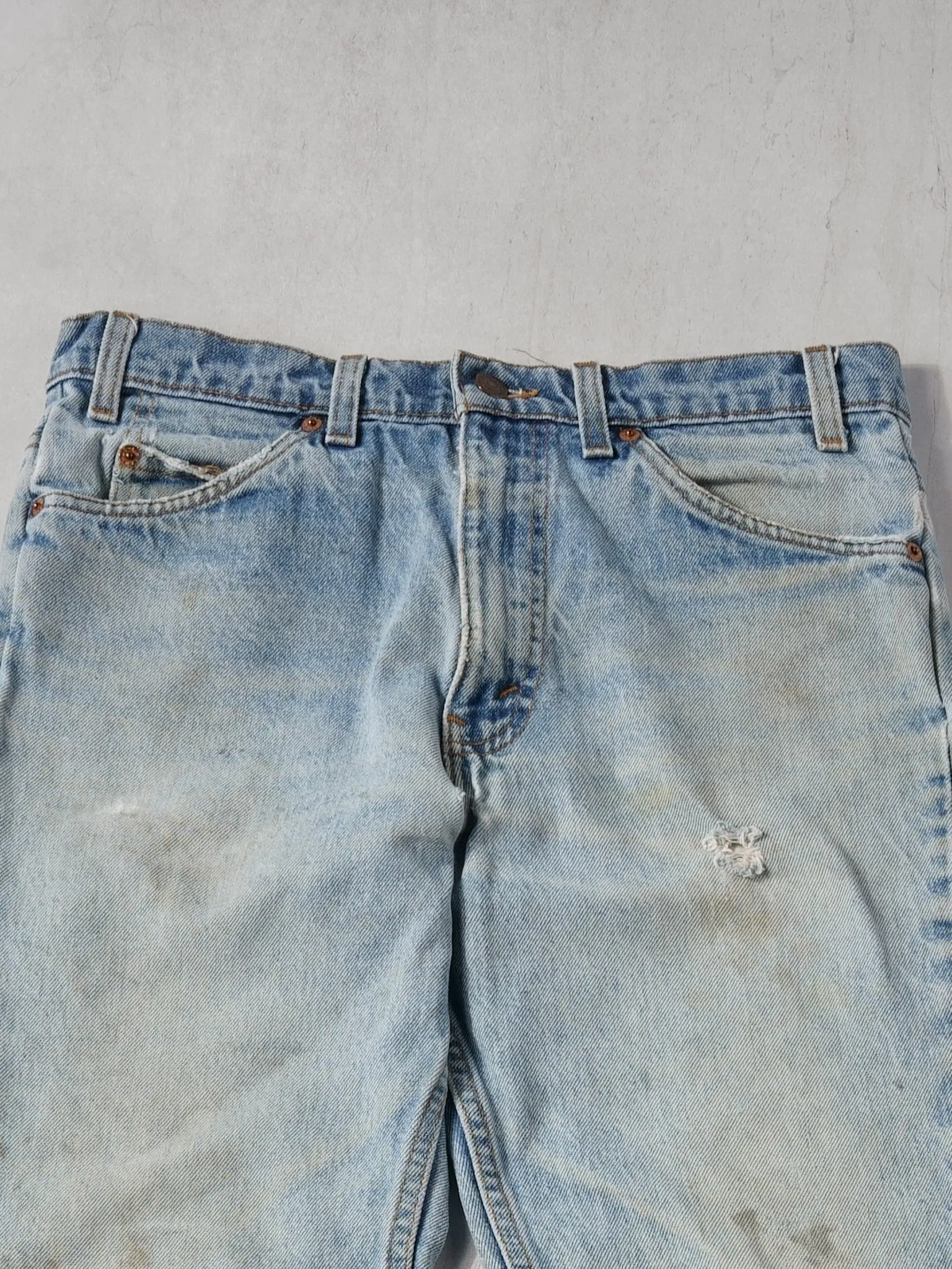 Vintage 70s Light Blue Levi's 517 Denim Jeans (32x29) sold by Rebalance Vintage product image thumbnail 3
