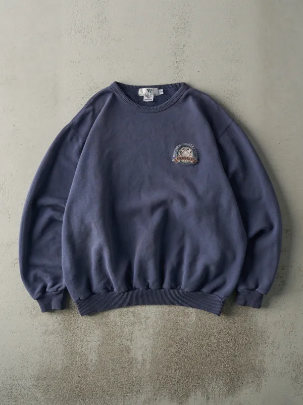 Vintage 90s Navy Blue Bayview Country Club Embroidered Crewneck (L/XL) sold by Rebalance Vintage