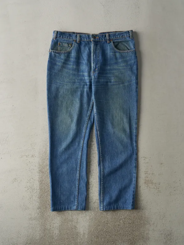 Vintage 90s Dark Wash Levi's 516 Jeans (37x29.5) sold by Rebalance Vintage