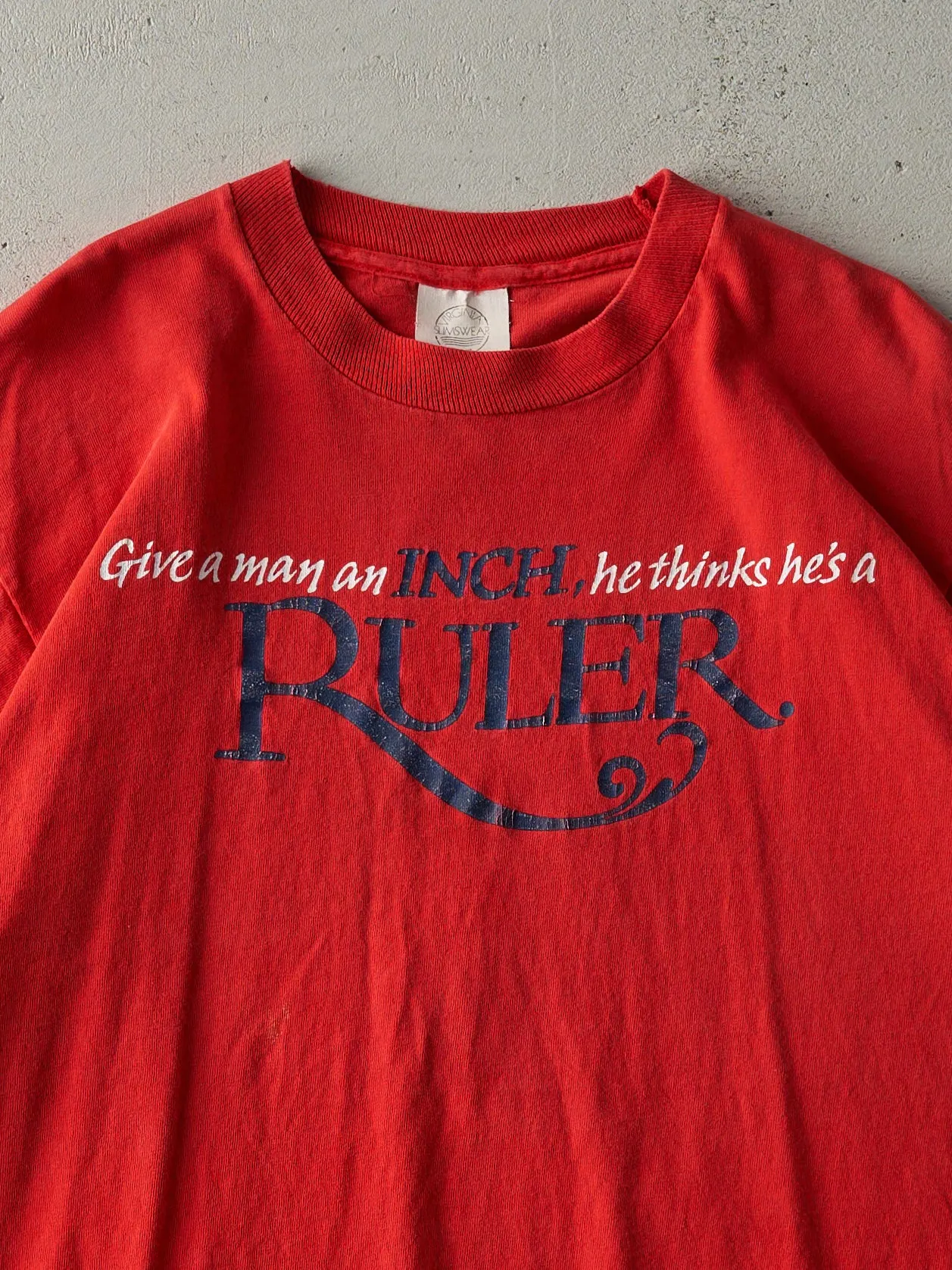 Vintage 90s Red Virginia Slims Cigarettes Slogan Single Stitch Tee (M) sold by Rebalance Vintage product image thumbnail 3