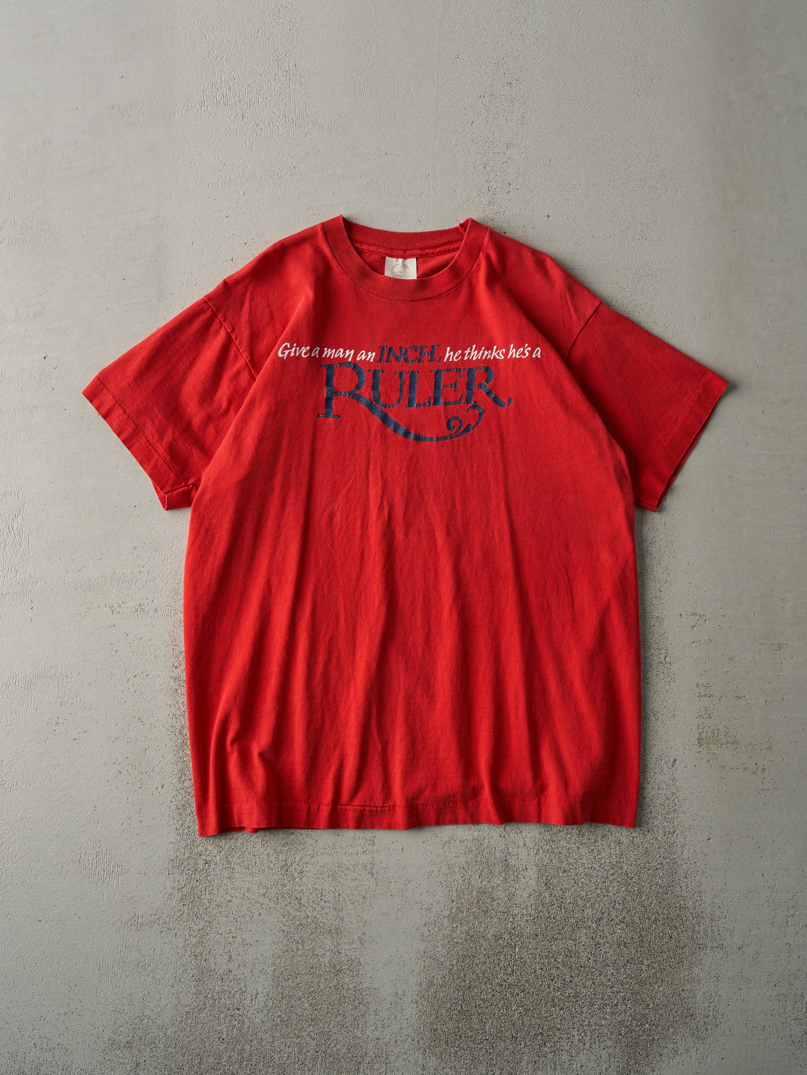 Vintage 90s Red Virginia Slims Cigarettes Slogan Single Stitch Tee (M) sold by Rebalance Vintage