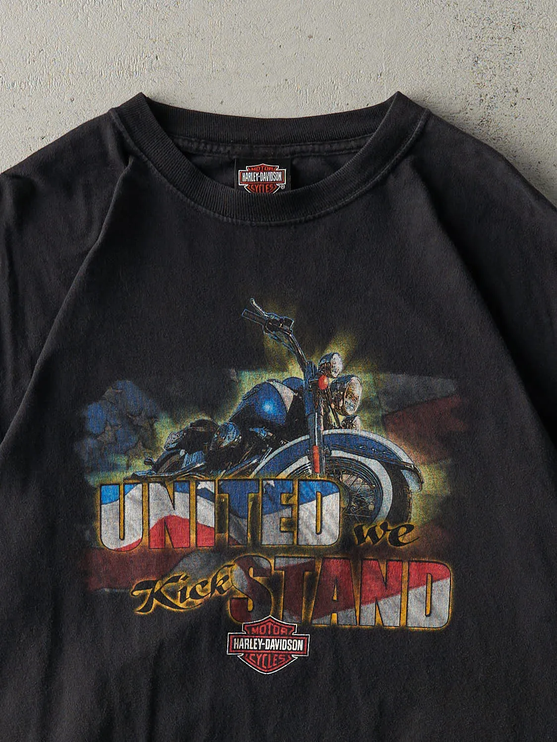 Vintage 06' Black Galeton, PA Harley Davidson Tee (L) sold by Rebalance Vintage product image thumbnail 3