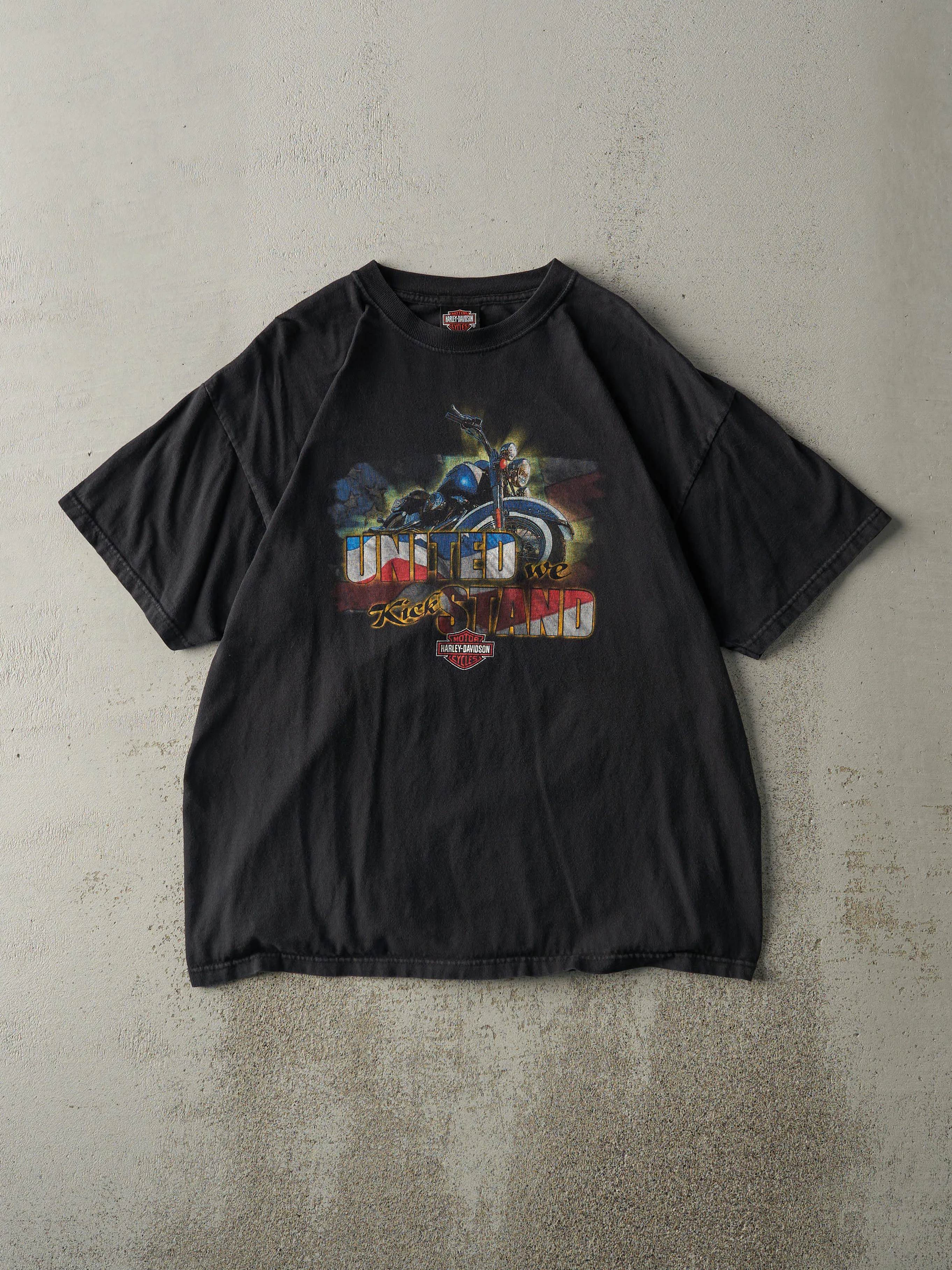 Vintage 06' Black Galeton, PA Harley Davidson Tee (L) sold by Rebalance Vintage product image thumbnail 2