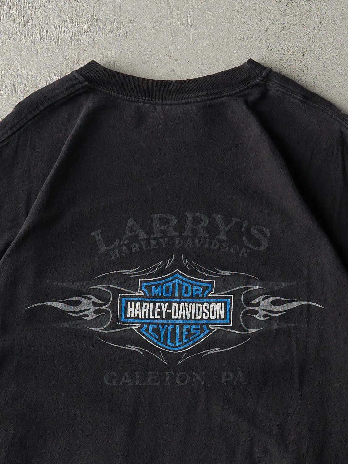 Vintage 06' Black Galeton, PA Harley Davidson Tee (L) sold by Rebalance Vintage product image thumbnail 4