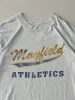Vintage 90s Heather Grey Mayfield Athletics Single Stitch Tee (L) sold by Rebalance Vintage