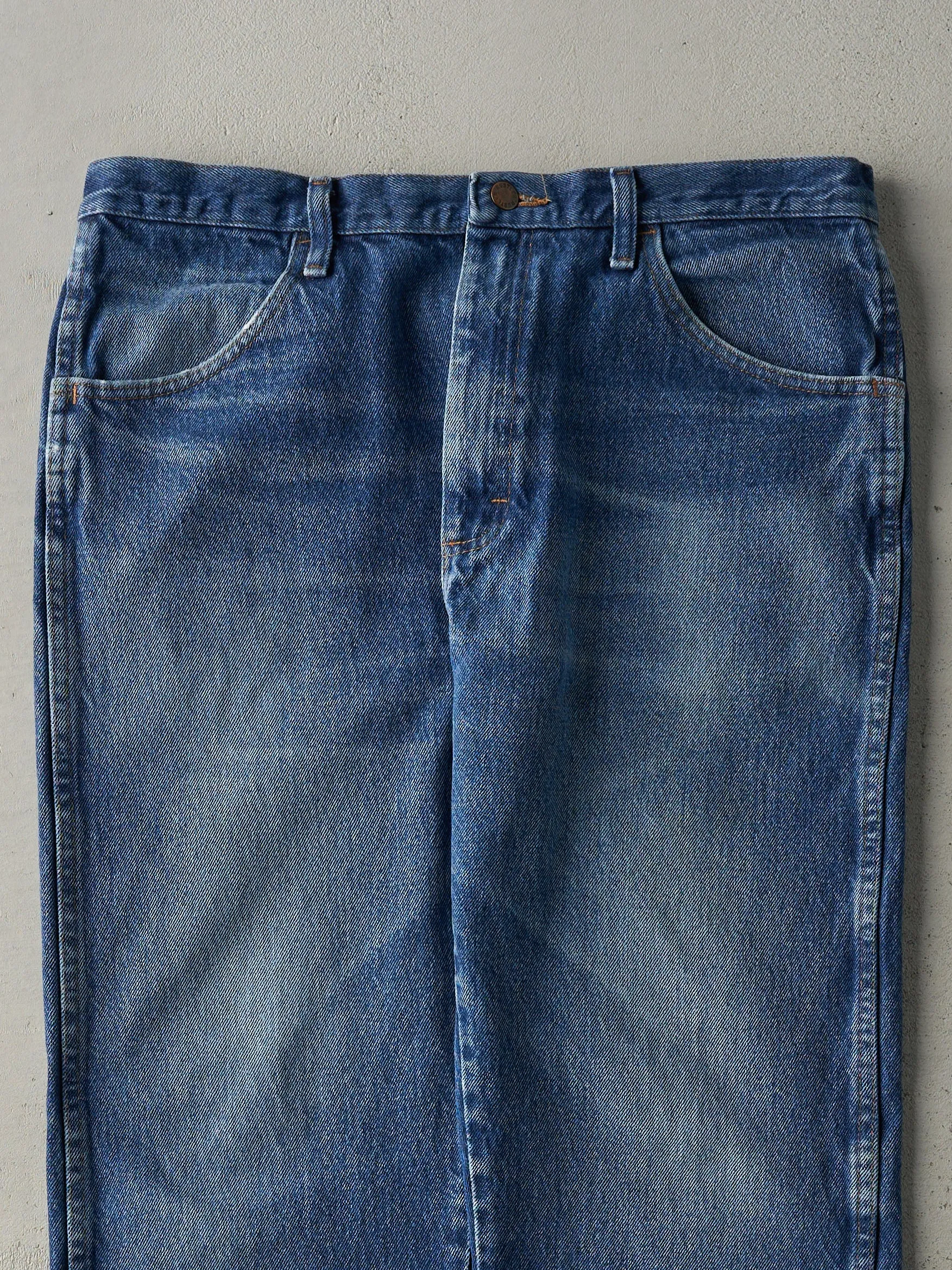 Vintage Y2K Mid Wash Rustler Jeans (36x29) sold by Rebalance Vintage product image thumbnail 3