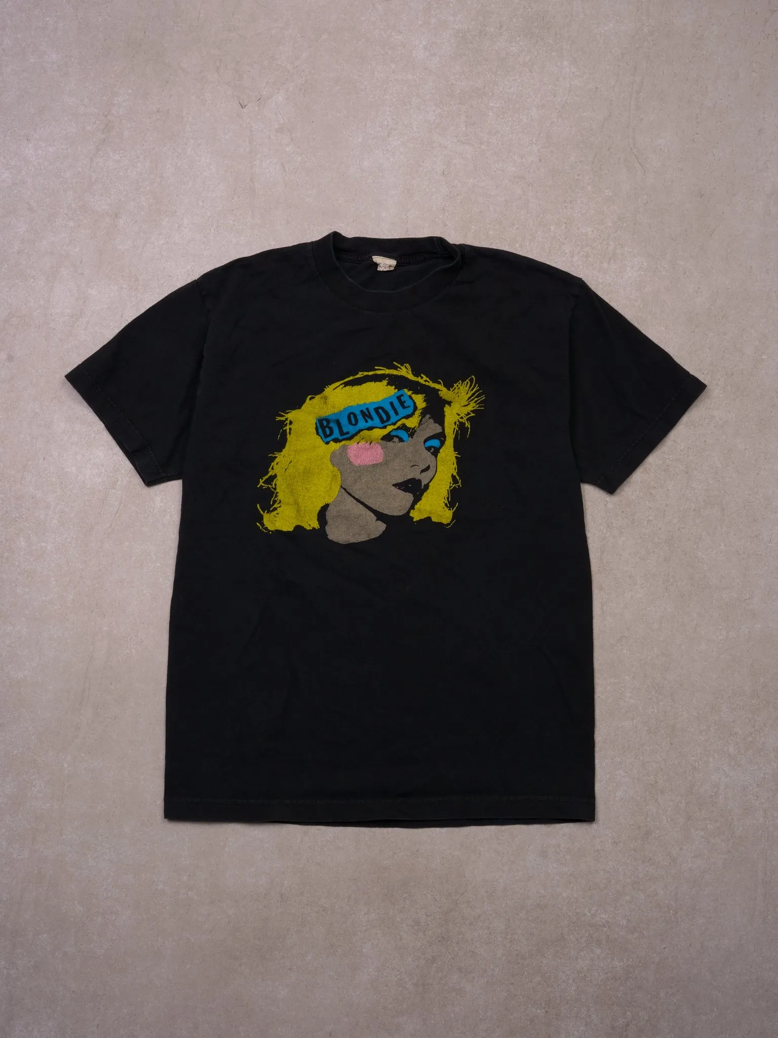 Vintage Sunfaded Black "Blonde" Graphic Tee (S) sold by Rebalance Vintage