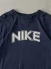Vintage Y2K Navy Blue Nike Tee (S/M) sold by Rebalance Vintage