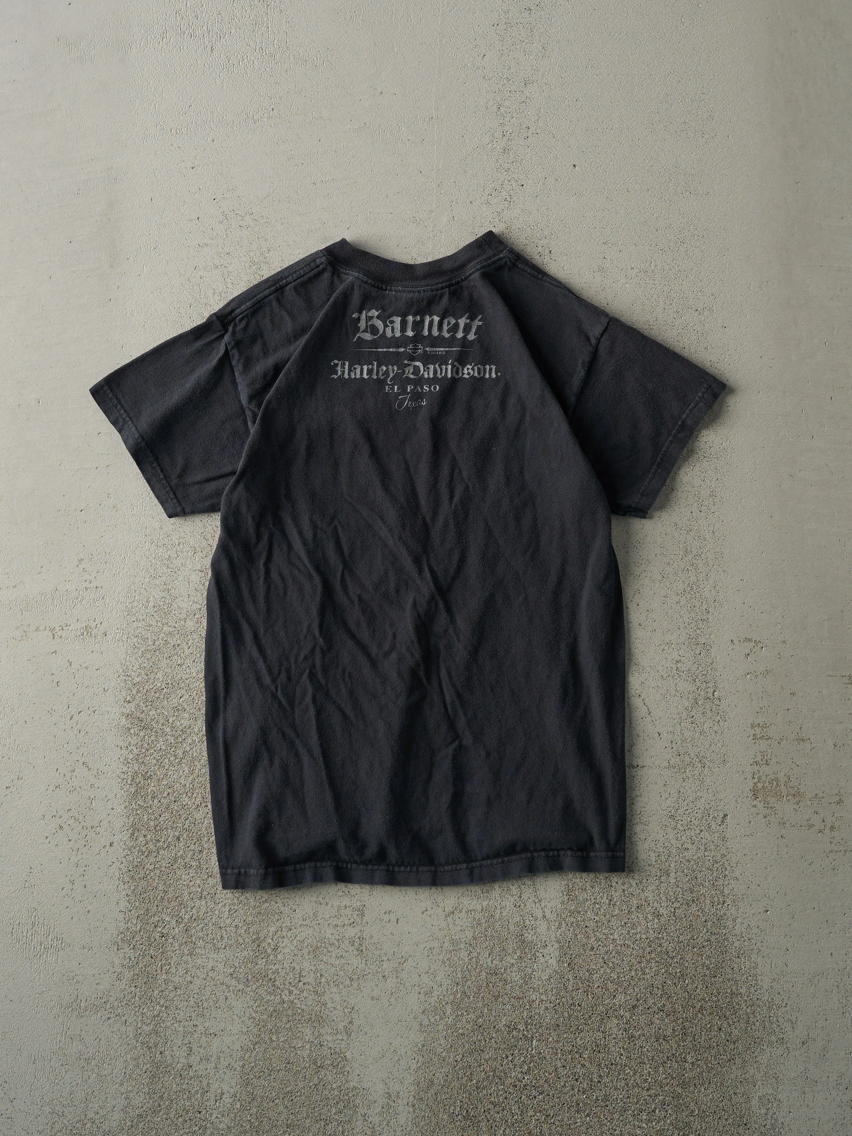 13' Faded Black El Paso Texas Harley Davidson Tee (XS) sold by Rebalance Vintage product image thumbnail 2