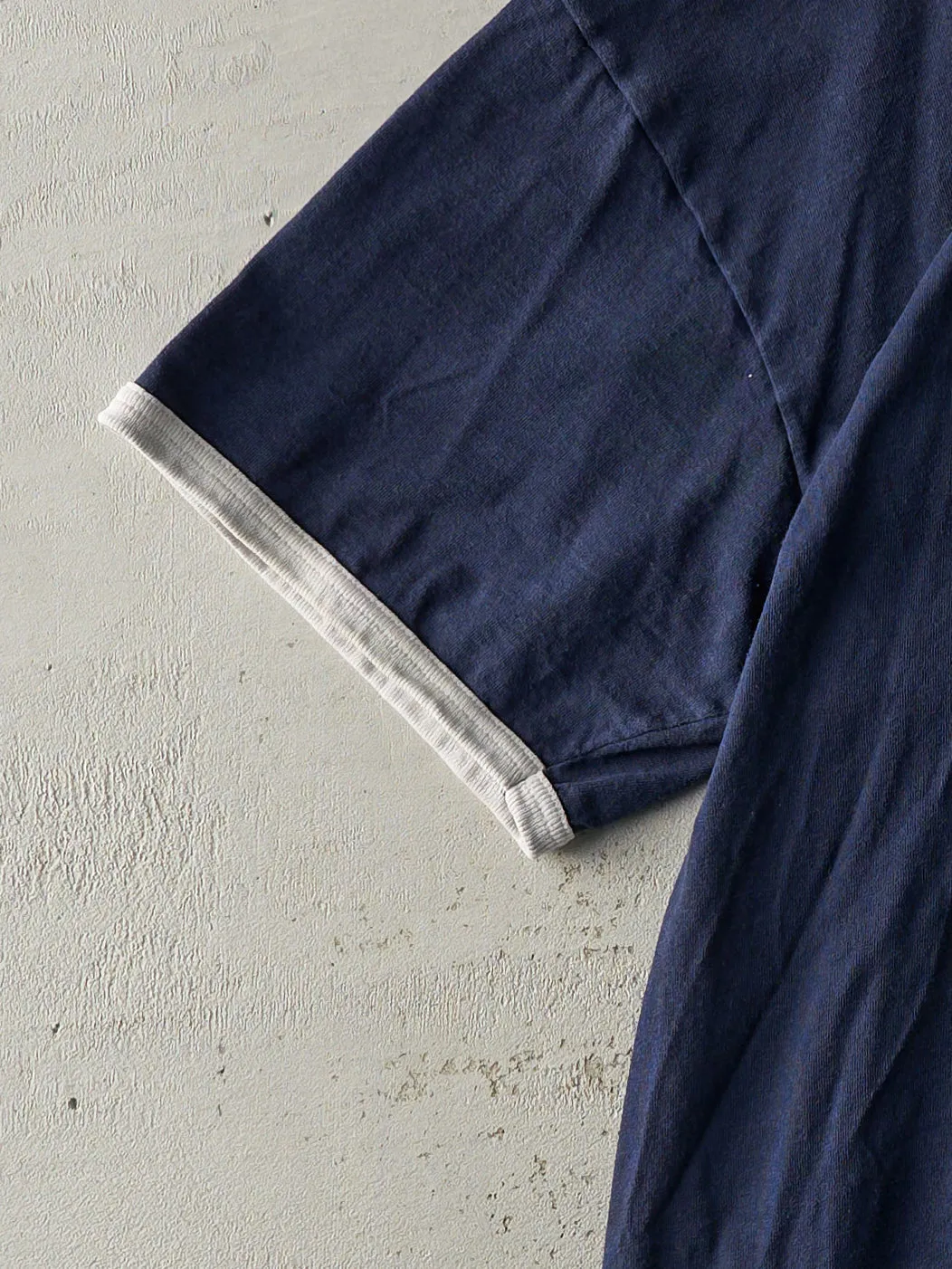 Vintage Y2K Navy Blue Nike Ringer Tee (XL) sold by Rebalance Vintage product image thumbnail 3