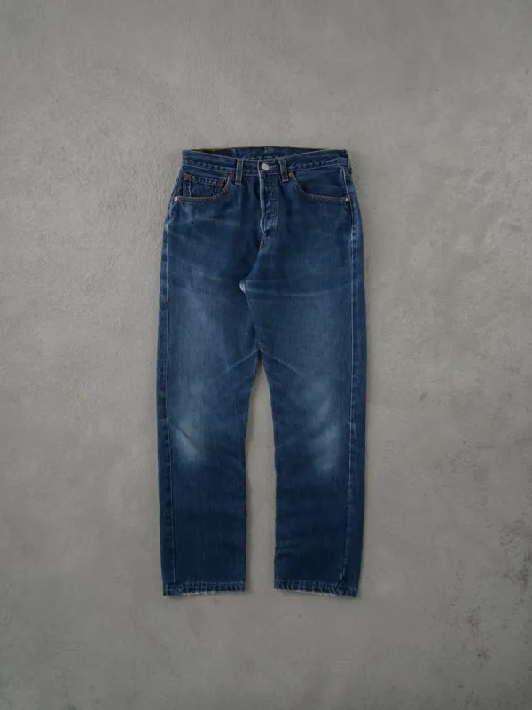 Vintage 90s Blue Levi's 501 Denim Jeans (31x30) sold by Rebalance Vintage