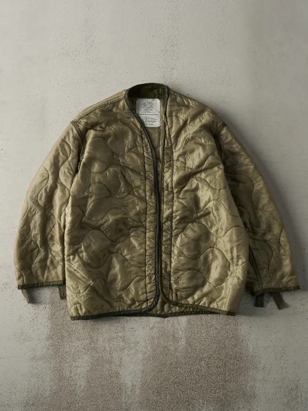 Vintage 90s Olive Green OG 106 Army Liner Jacket (M) sold by Rebalance Vintage