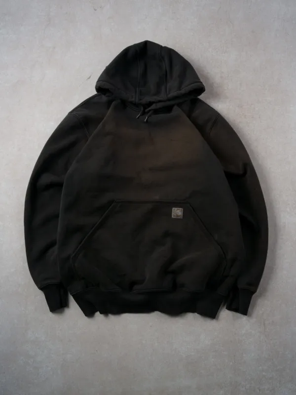 Vintage Y2k Washed Black Carhartt Blank Hoodie (L) sold by Rebalance Vintage