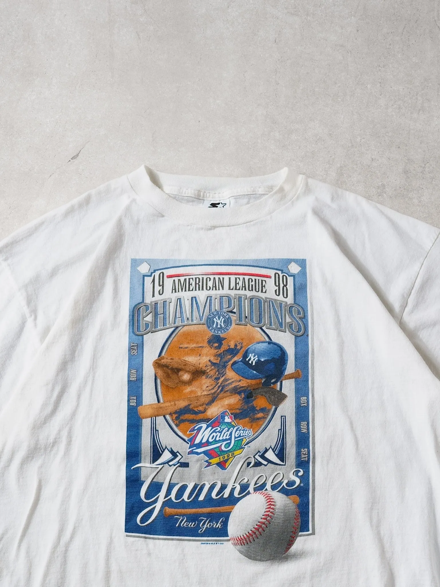 Vintage 98' New York Yankees American Champions Starters Graphic Tee (L/XL) sold by Rebalance Vintage product image thumbnail 2