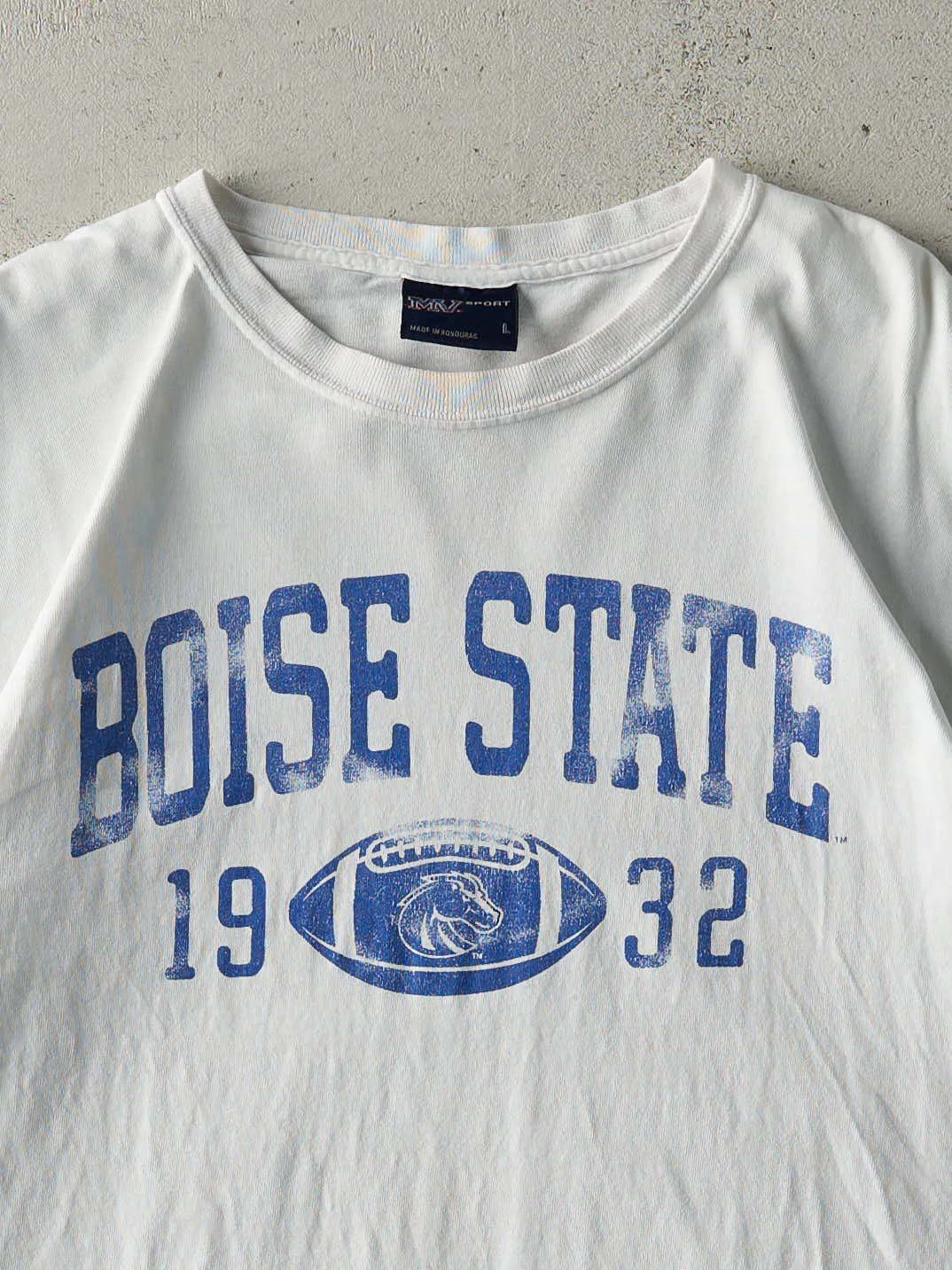 Vintage Y2K White Boise State Football Tee (M) sold by Rebalance Vintage product image thumbnail 3