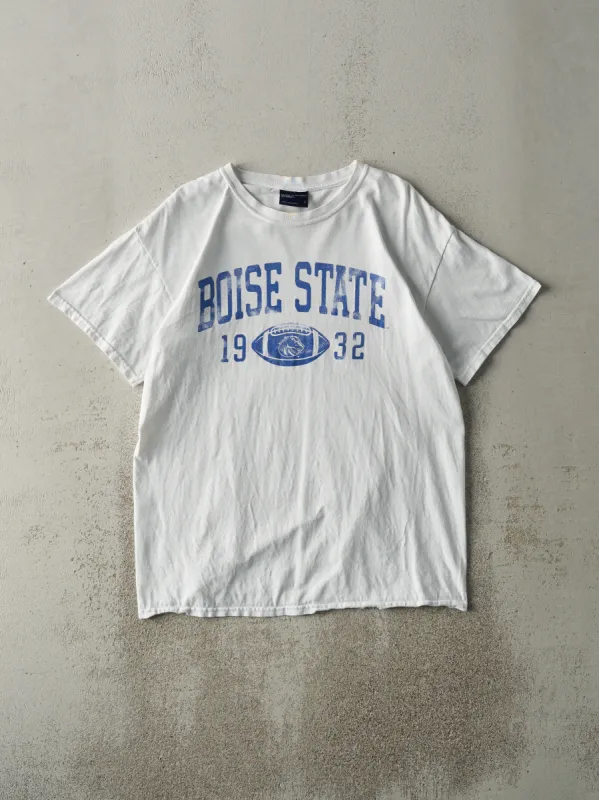 Vintage Y2K White Boise State Football Tee (M) sold by Rebalance Vintage