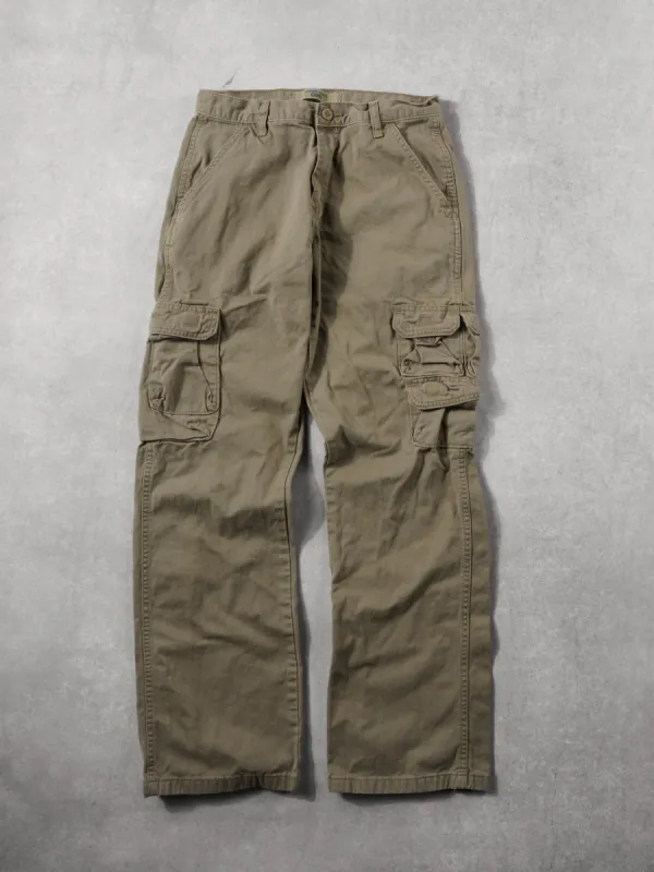 Vintage 90s Beige Wrangler Cargo Pants (30x30) sold by Rebalance Vintage