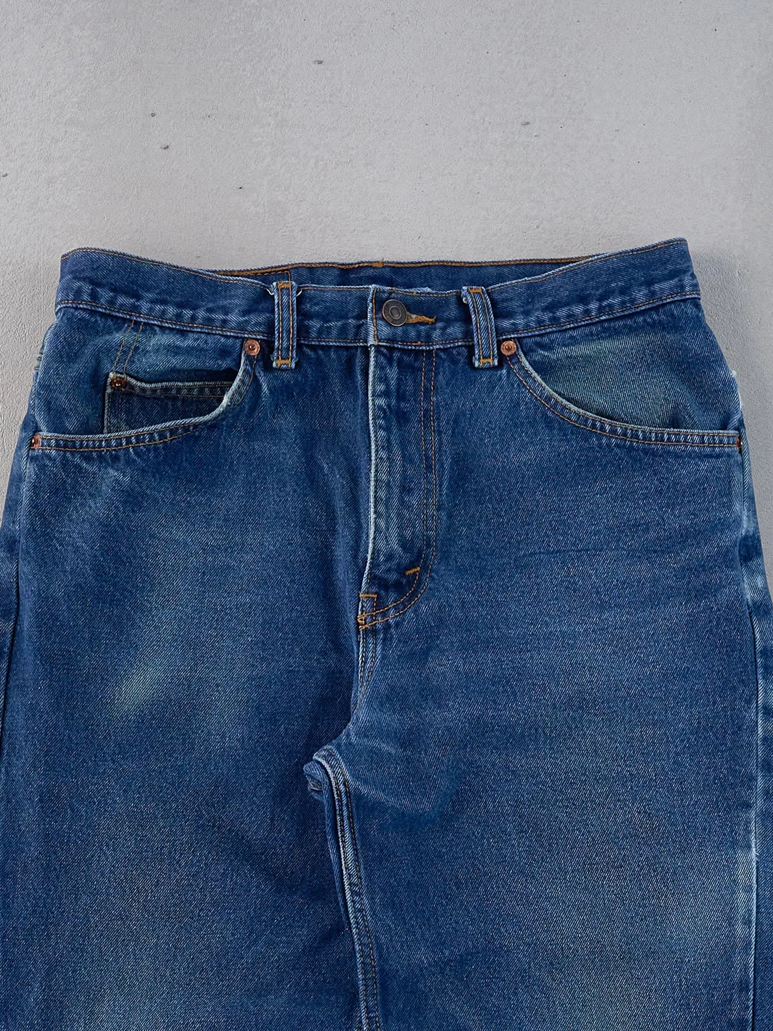 Vintage 70s Dark Blue Levi's Denim Jeans (31x29) sold by Rebalance Vintage product image thumbnail 3