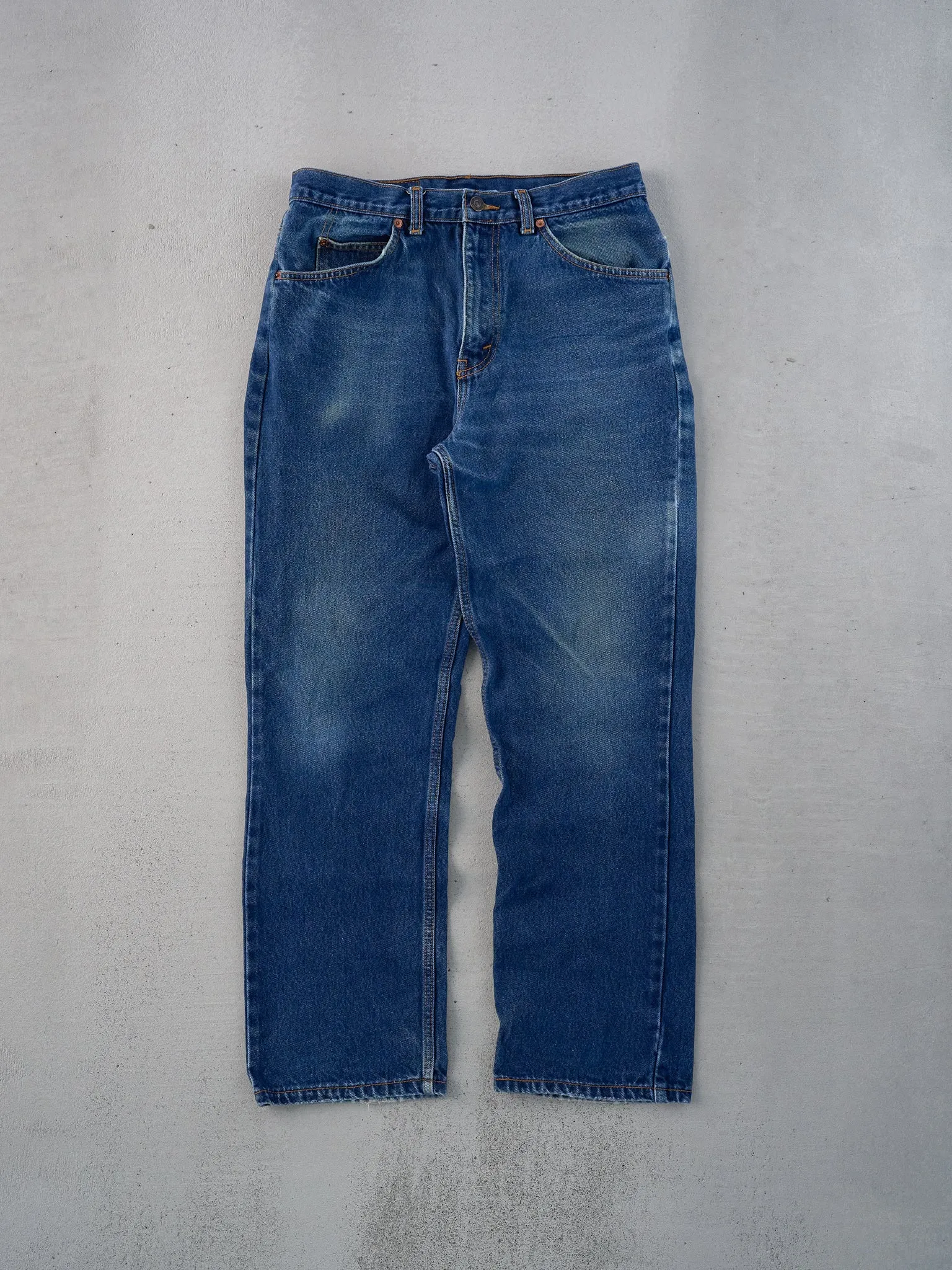 Vintage 70s Dark Blue Levi's Denim Jeans (31x29) sold by Rebalance Vintage