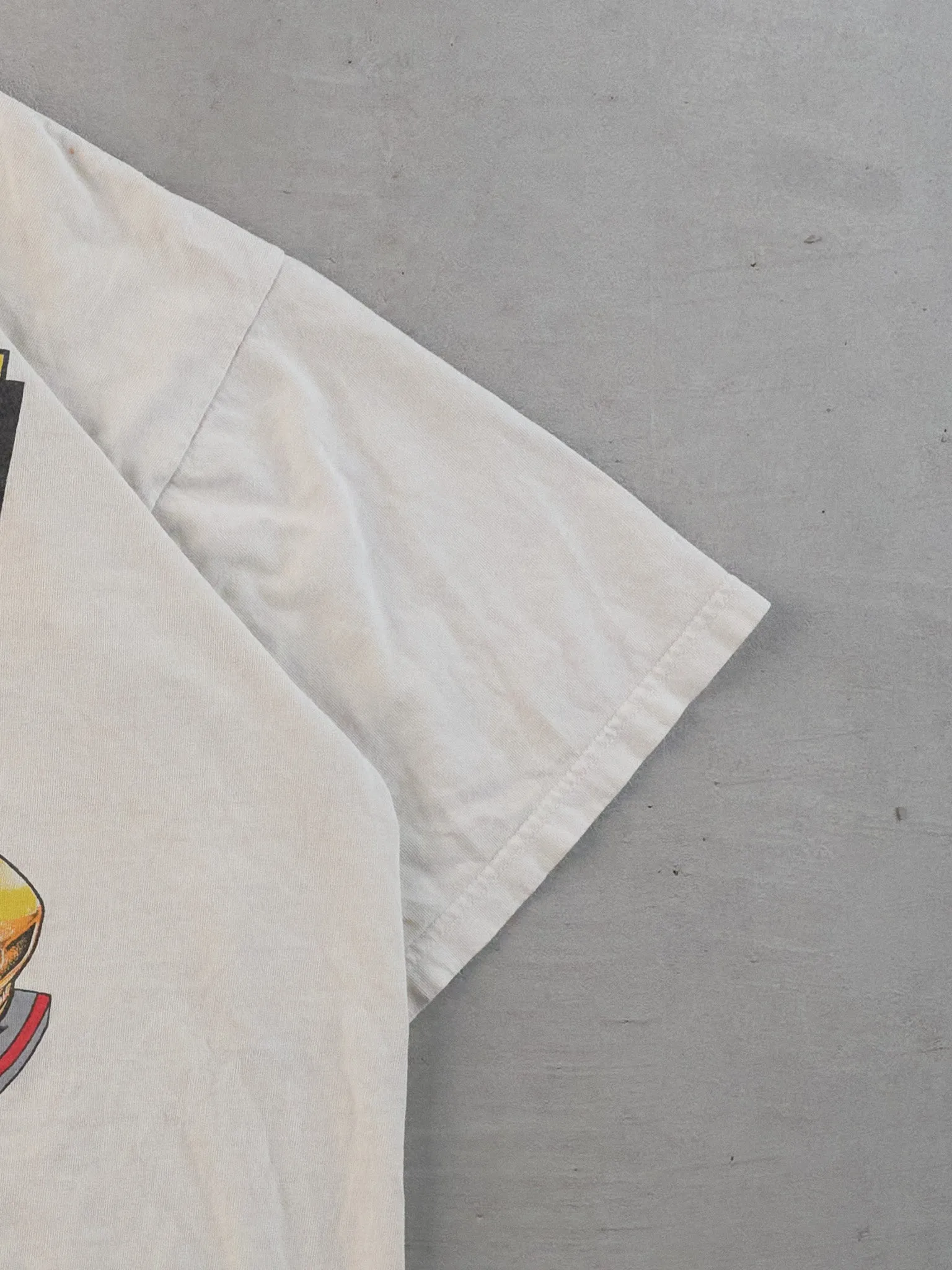 Vintage 90s White Terry Eeckman Pontiac Racing Graphic Tee (L) sold by Rebalance Vintage product image thumbnail 5