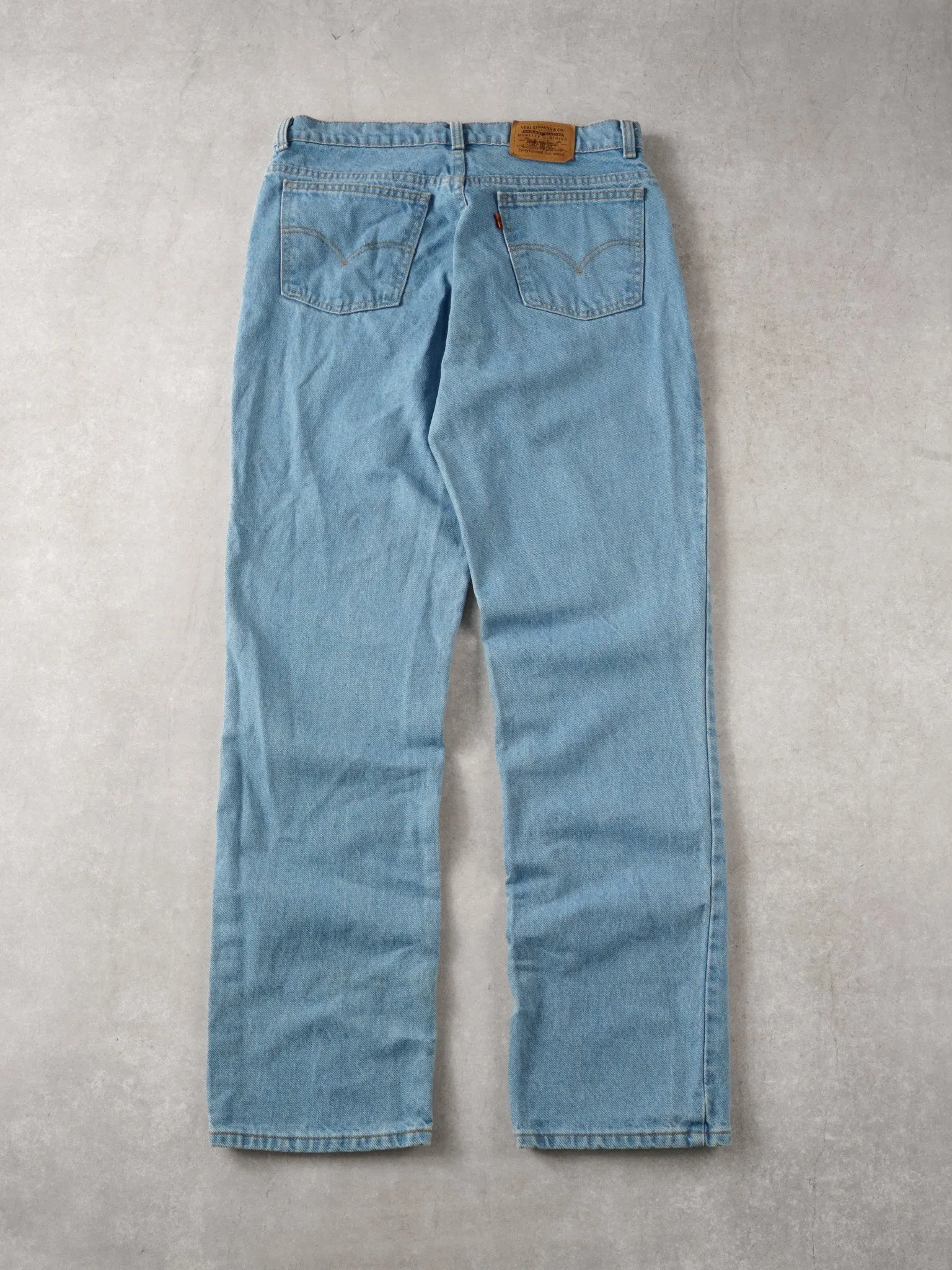 Vintage 70s Light Blue Levi's Denim Jeans (34x32) sold by Rebalance Vintage product image thumbnail 3